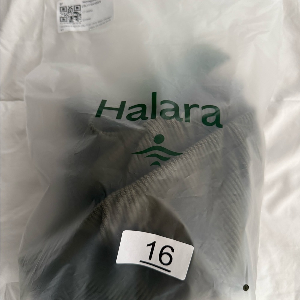 NWT HALARA Corduroy Lightweight Skirt/skort Sz Med/Small Green - Picture 5 of 5